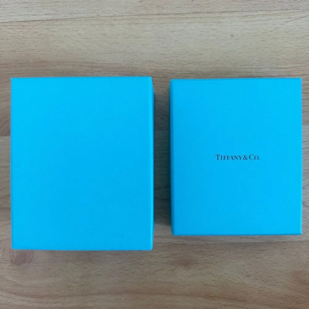 Tiffany & Co EMPTY Gift Box - blue small, L 4.5